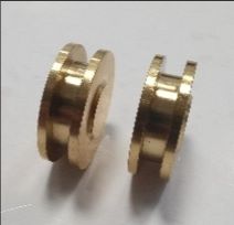 圆形带环状沟槽铜质零件